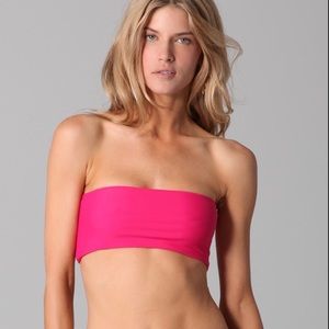 Mikoh swimwear pink bandeau top